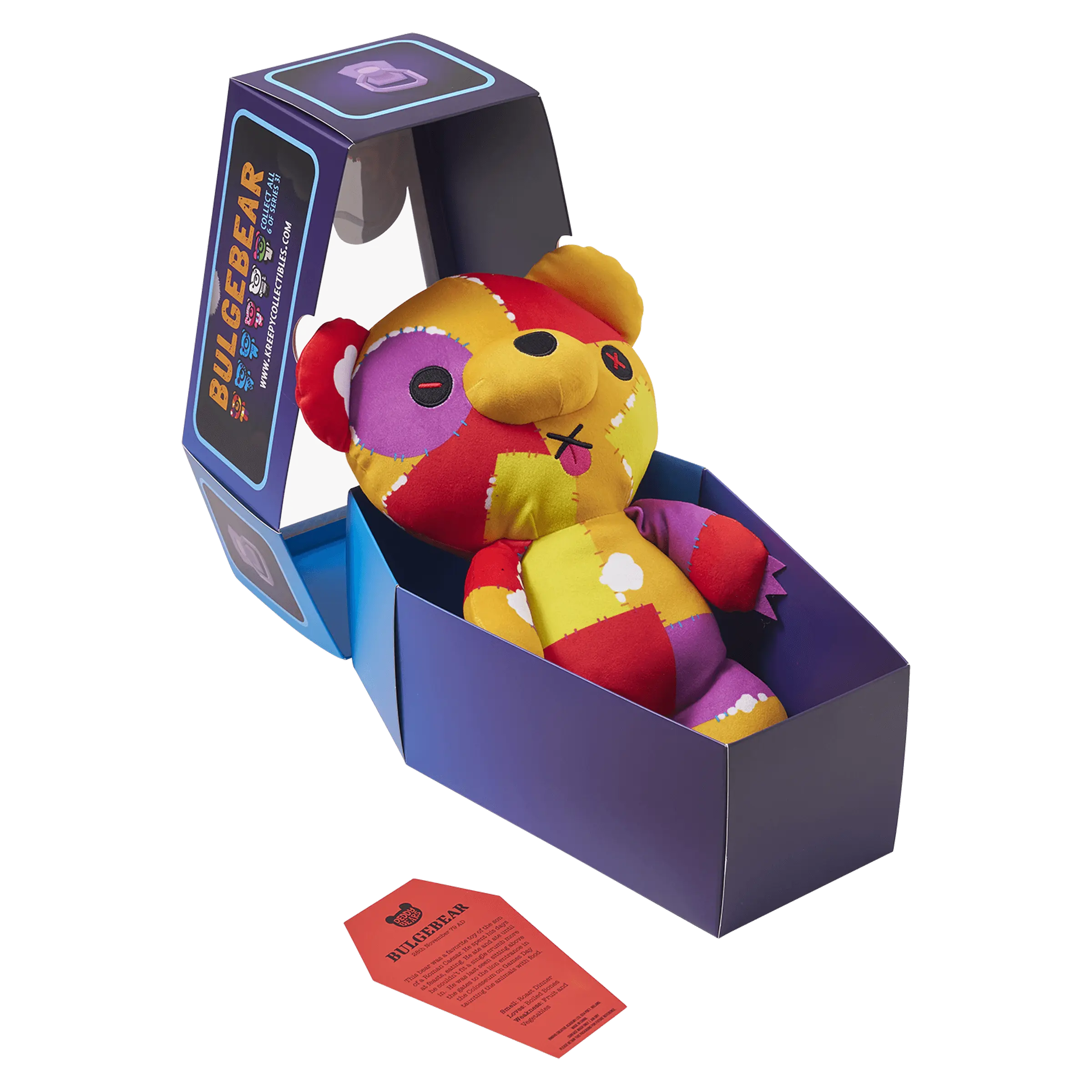 Bulgebear – Large 30cm Plush In Coffin | Deddy Bears Series 3 - Image 3