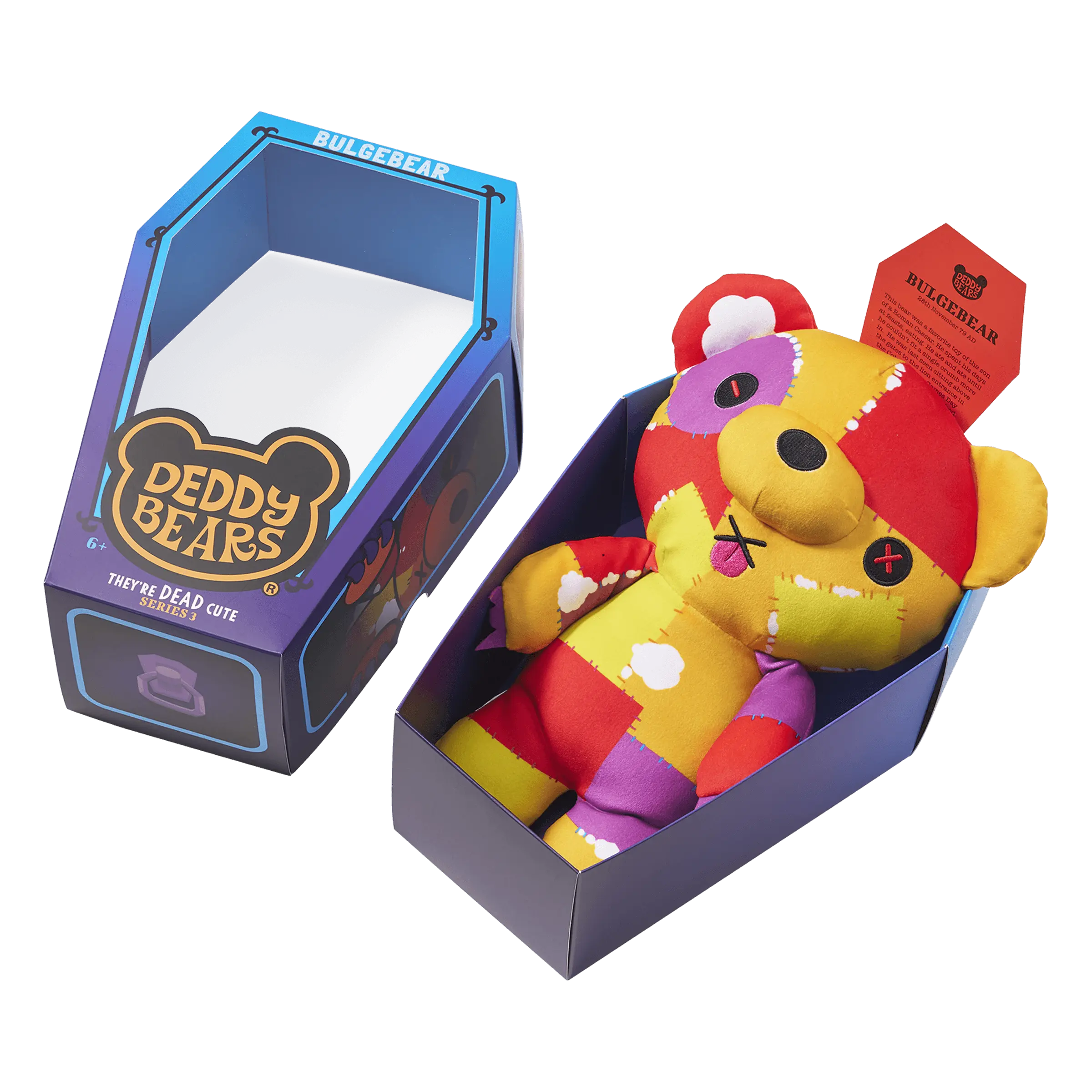 Bulgebear – Large 30cm Plush In Coffin | Deddy Bears Series 3 - Image 4