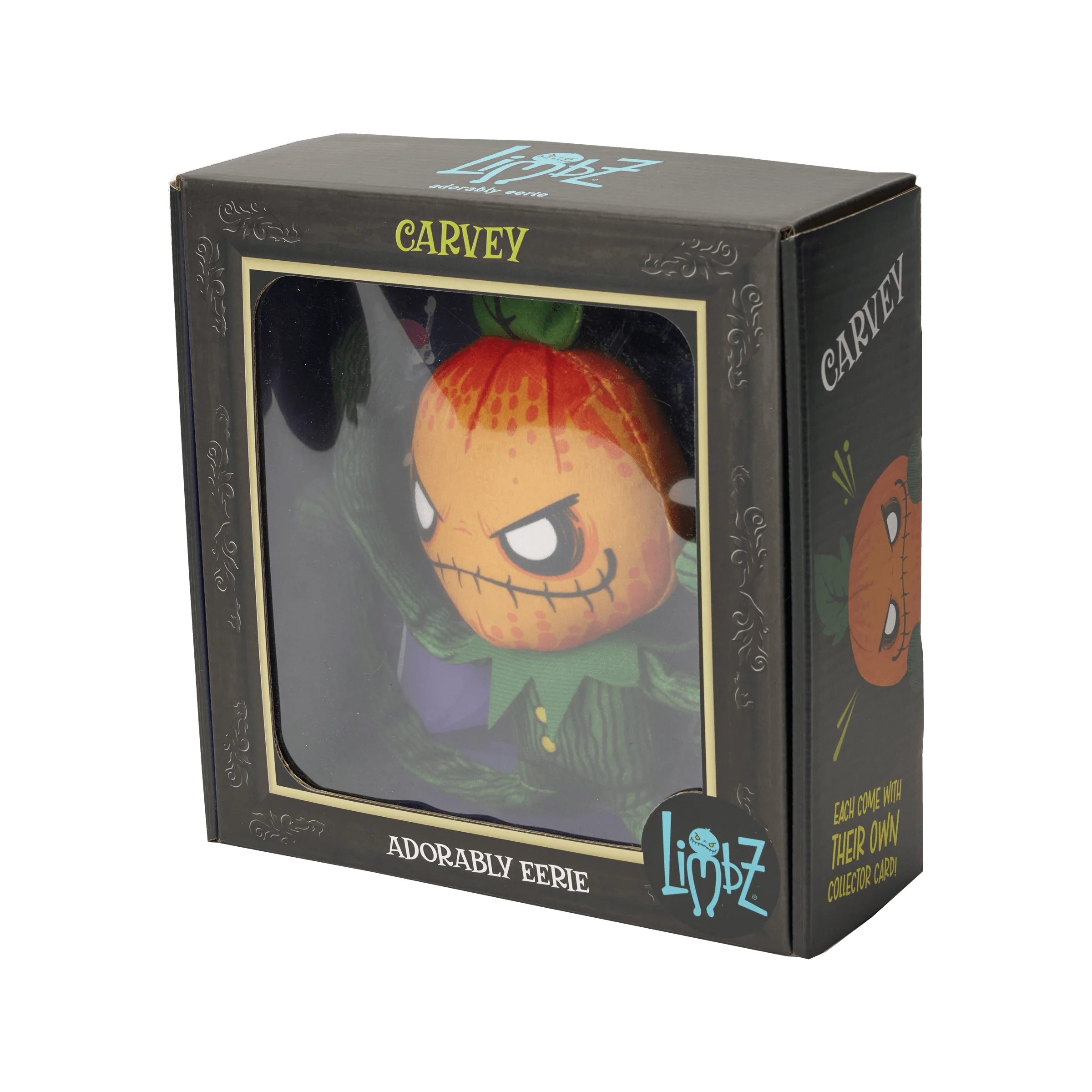 'Carvey', The Haunted Pumpkin, 30cm LIMBZ Collectible Plush – Kreepy Collectibles - Image 7