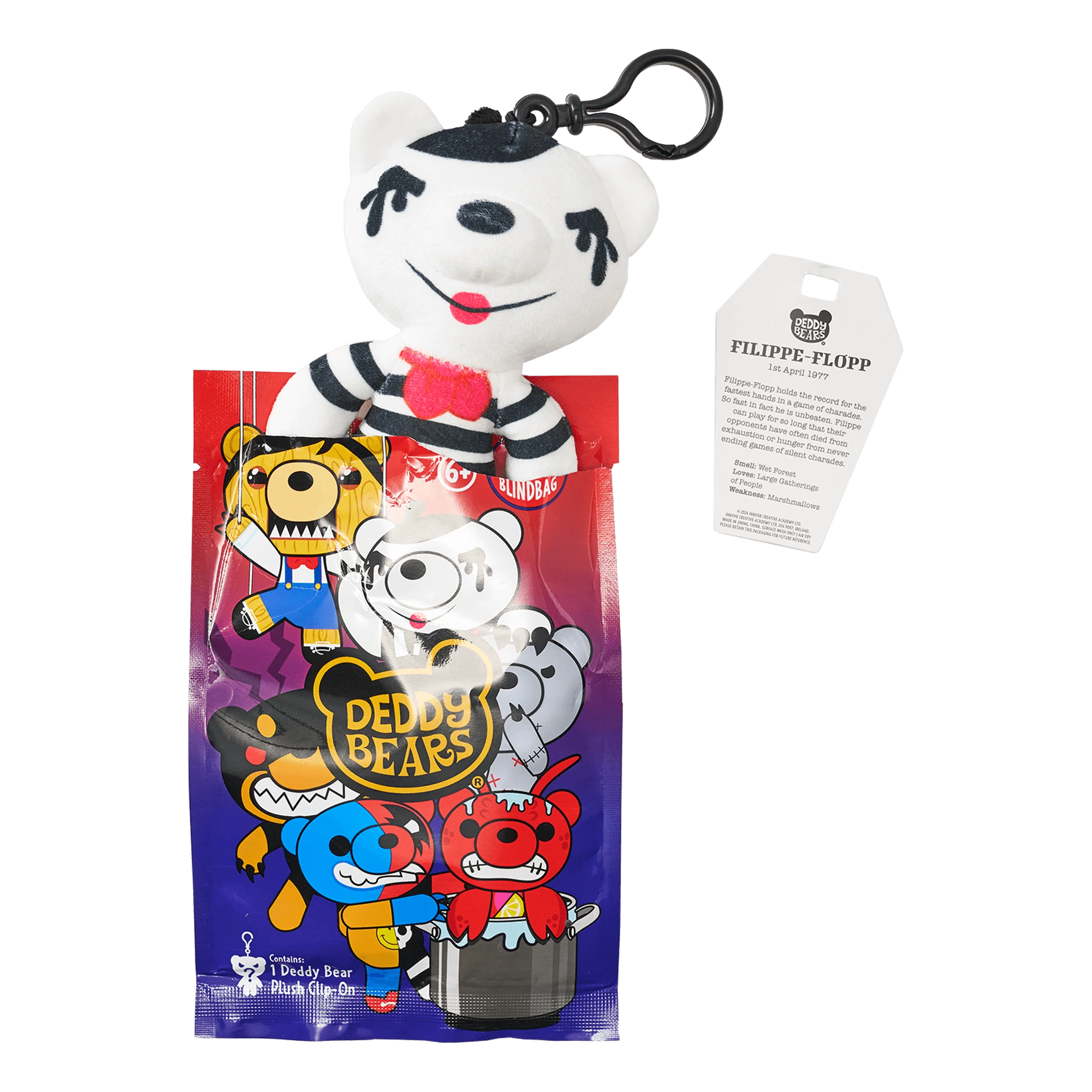Series 4 Edition Mystery Blind Bag – 12cm Plush Clip-On | Deddy Bears - Image 4