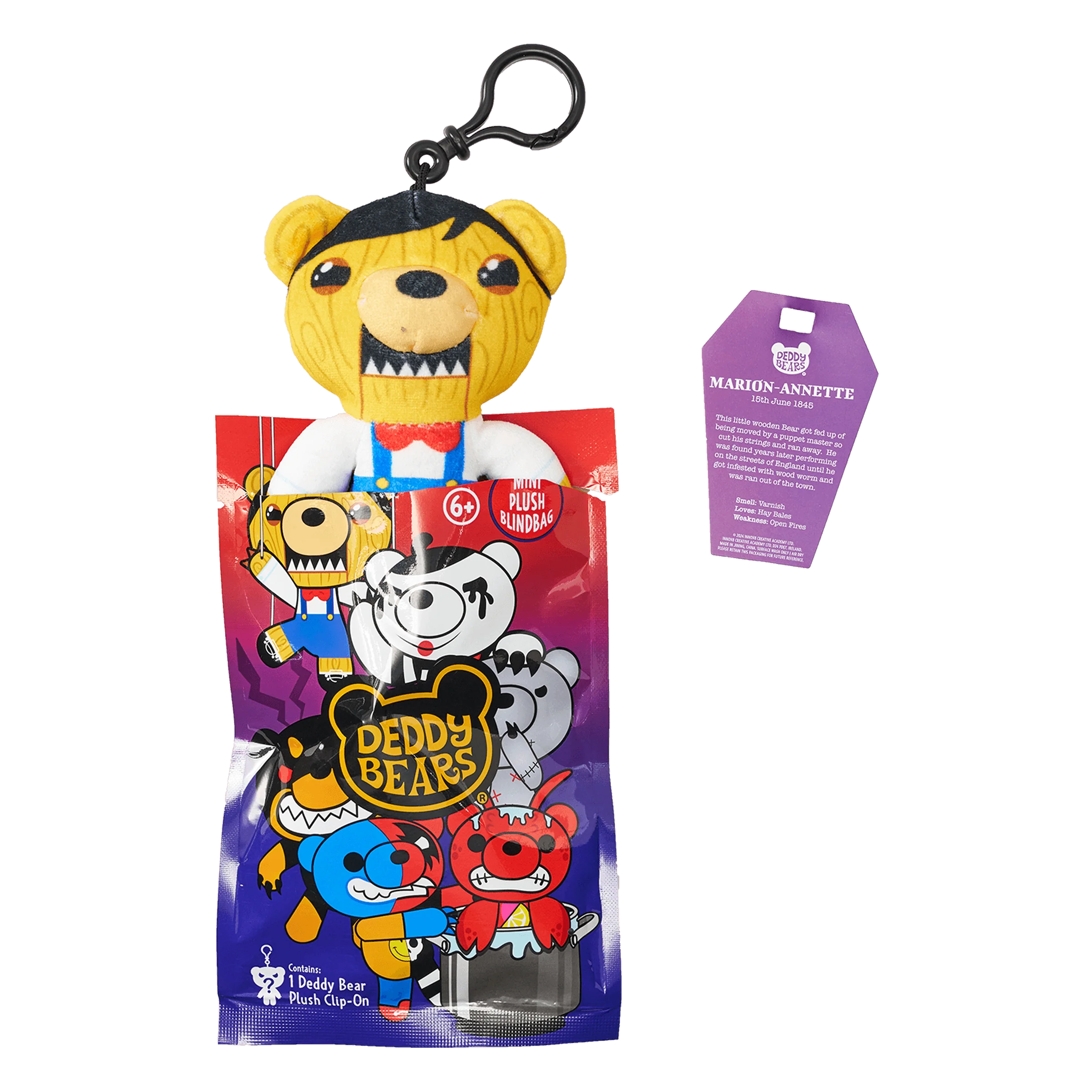 Series 4 Edition Mystery Blind Bag – 12cm Plush Clip-On | Deddy Bears - Image 9