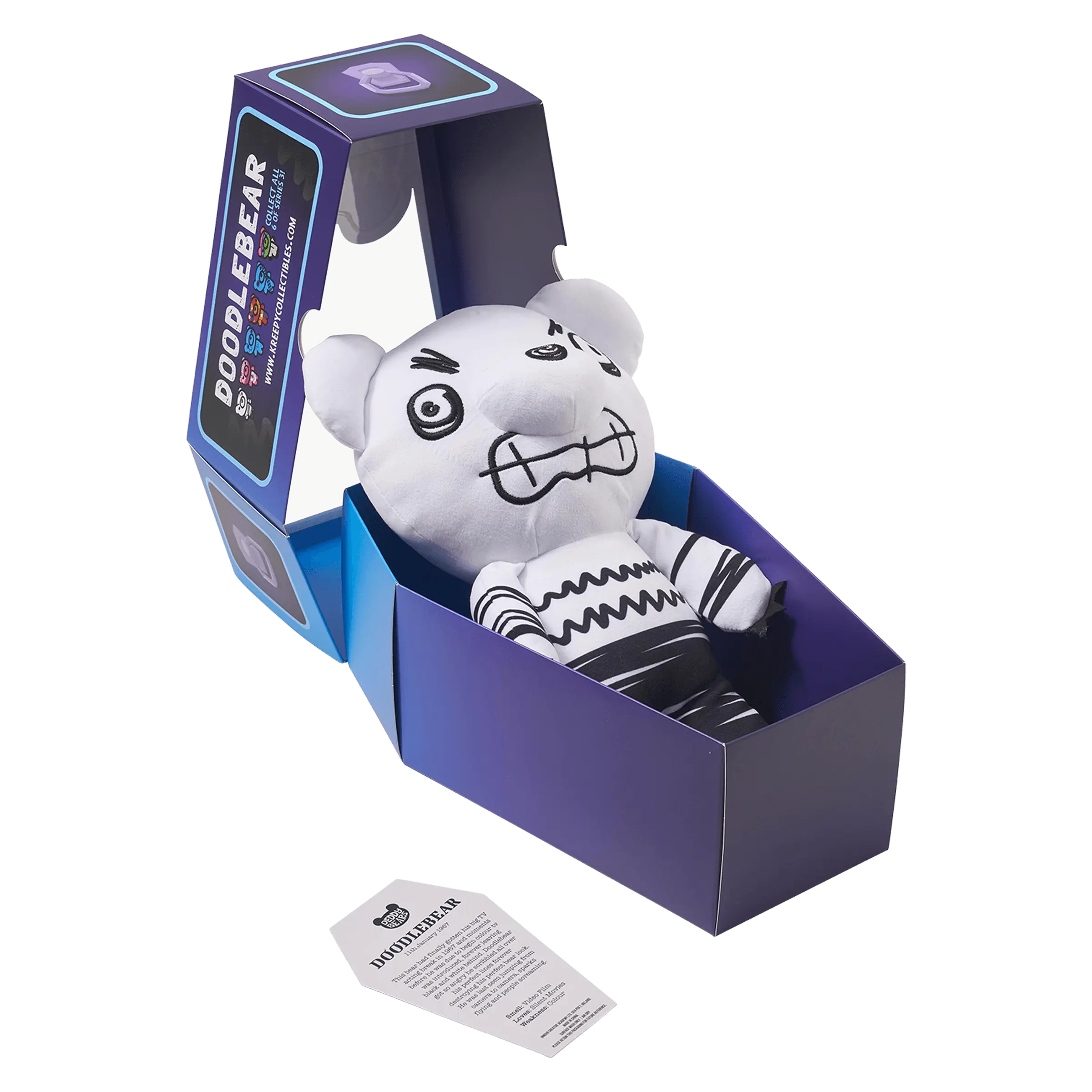 Doodlebear – Large 30cm Plush In Coffin | Deddy Bears Series 3 - Image 4