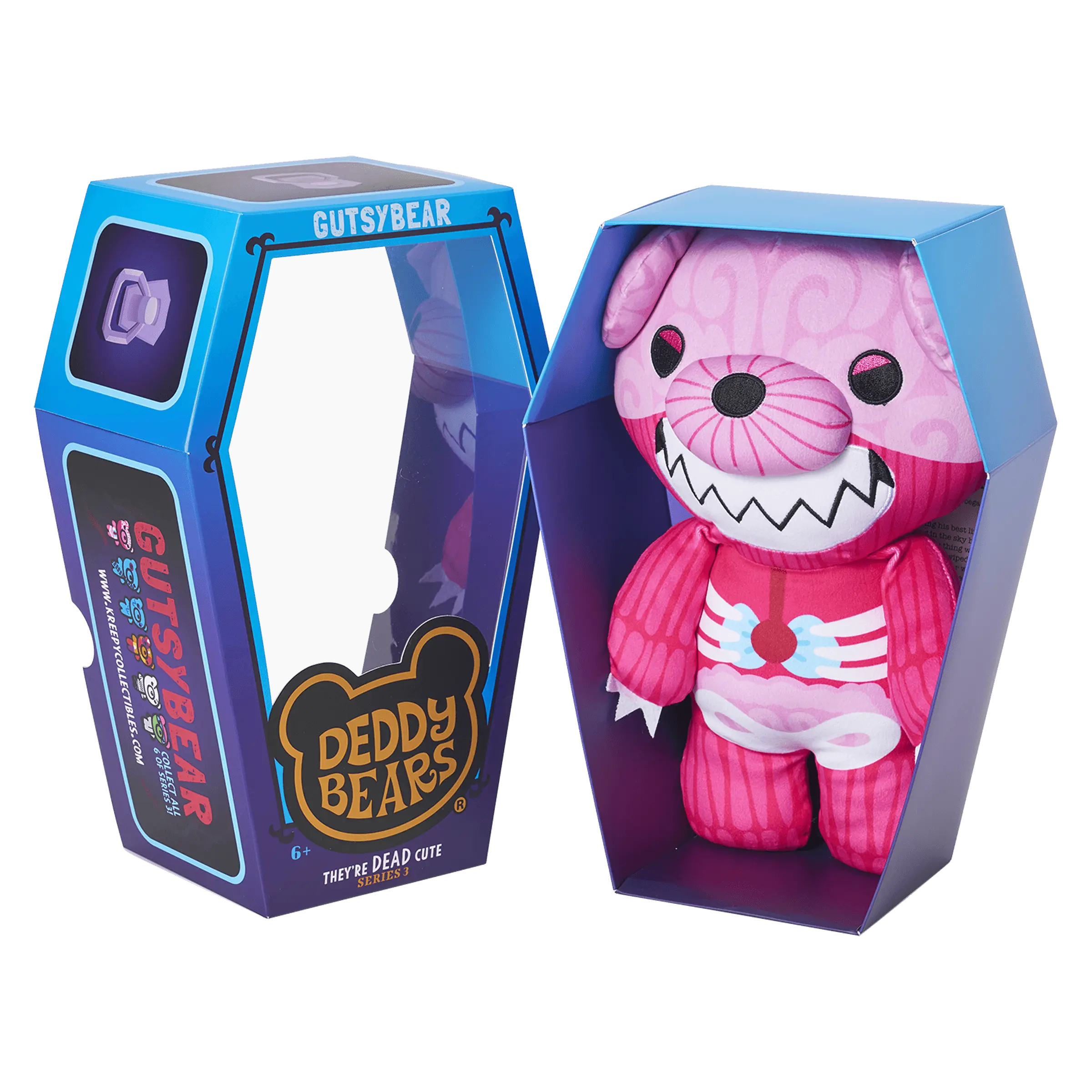 Gutsybear – Large 30cm Plush In Coffin | Deddy Bears Series 3 - Image 3