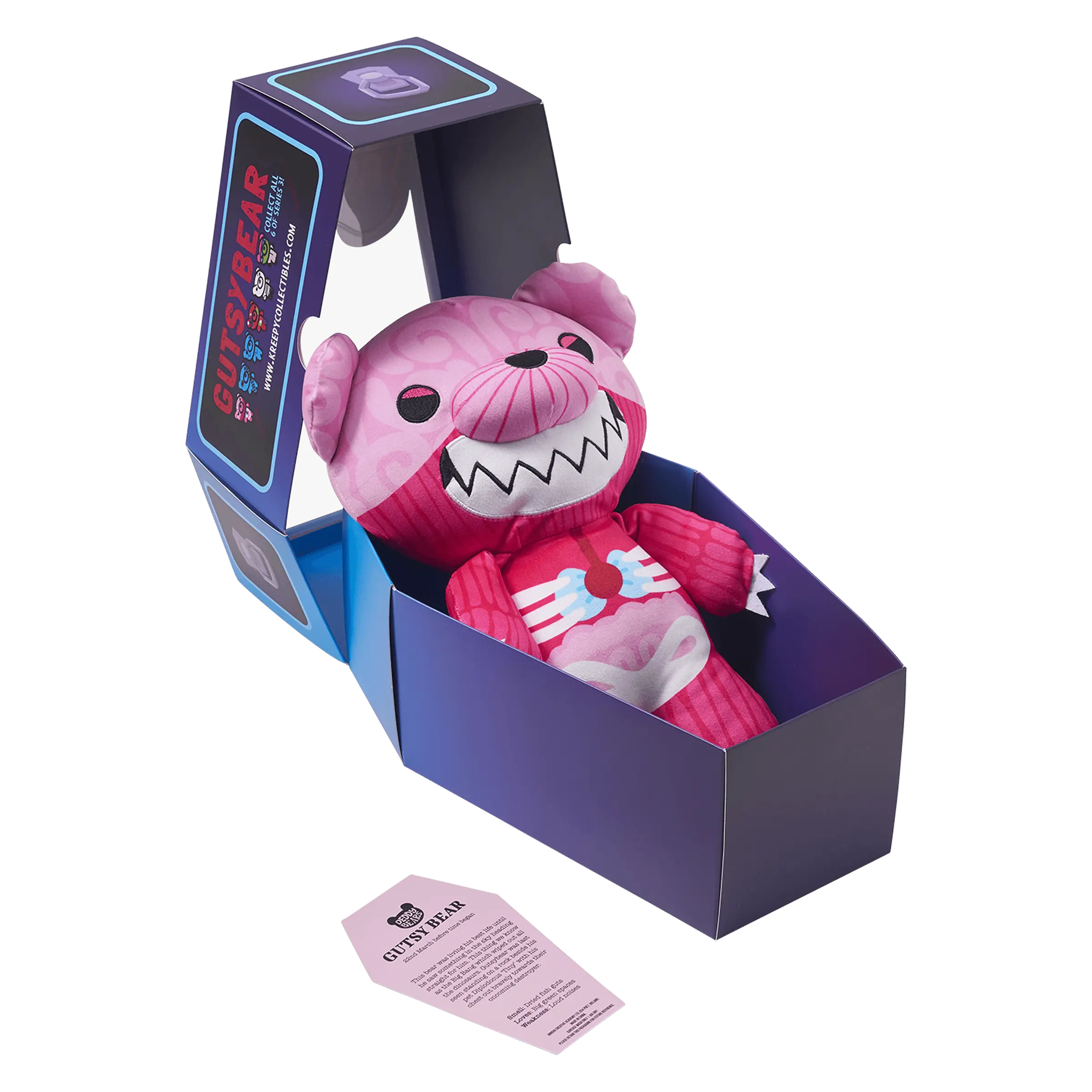 Gutsybear – Large 30cm Plush In Coffin | Deddy Bears Series 3 - Image 5