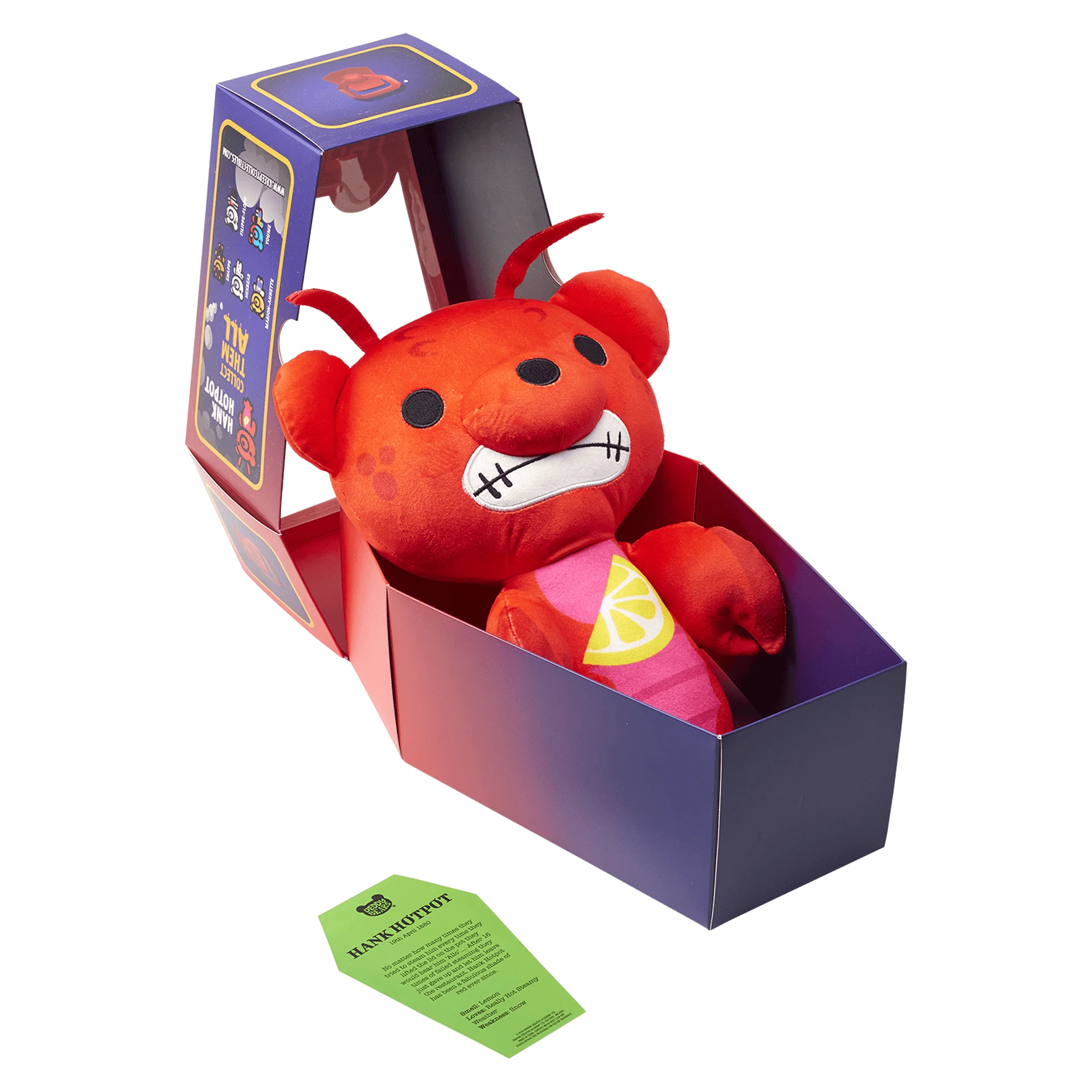 Hank Hotpot - Large 30cm Plush In Coffin | Deddy Bears Series 4 - Image 4