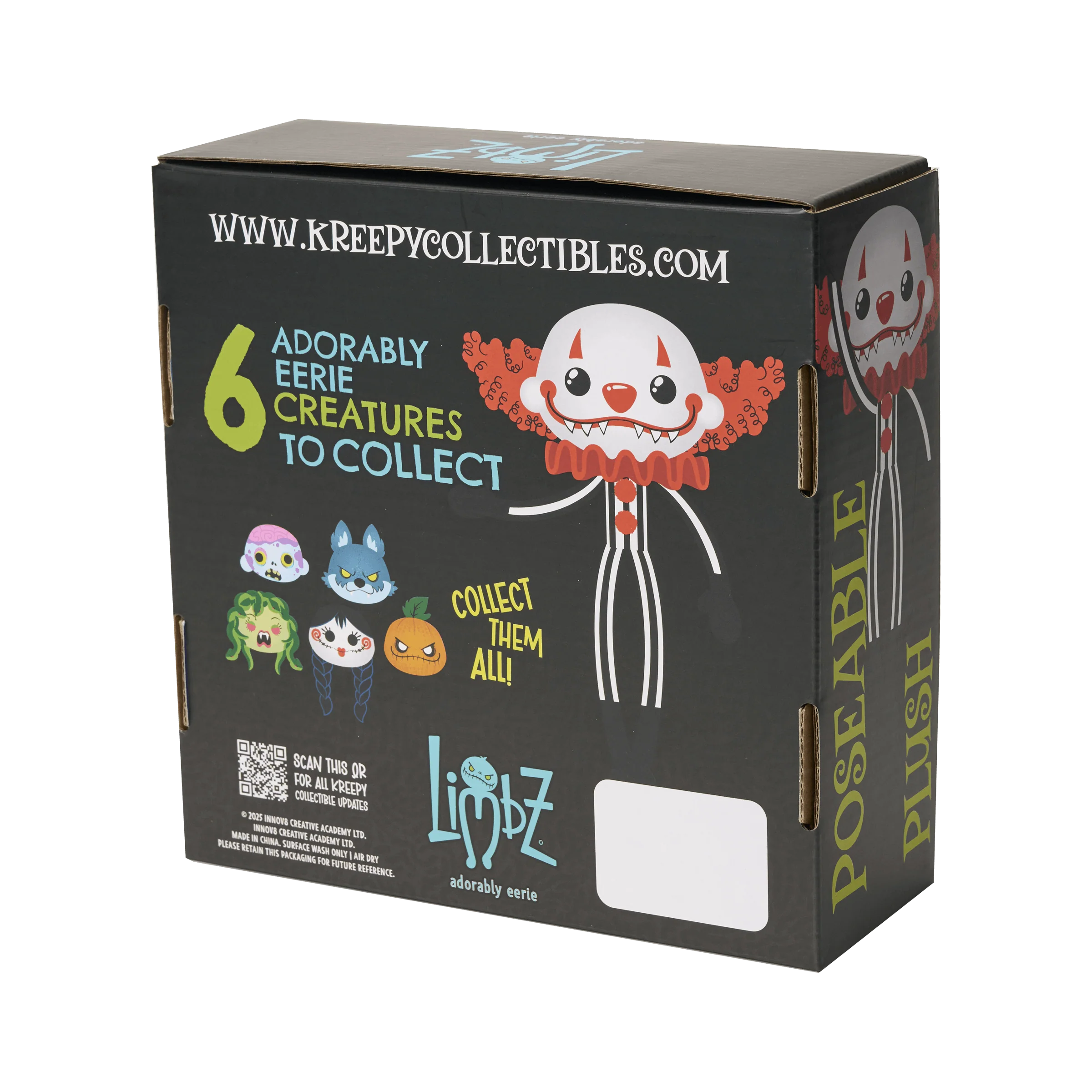 'Jugglez', 30cm LIMBZ Collectible Plush – Kreepy Collectibles - Image 8