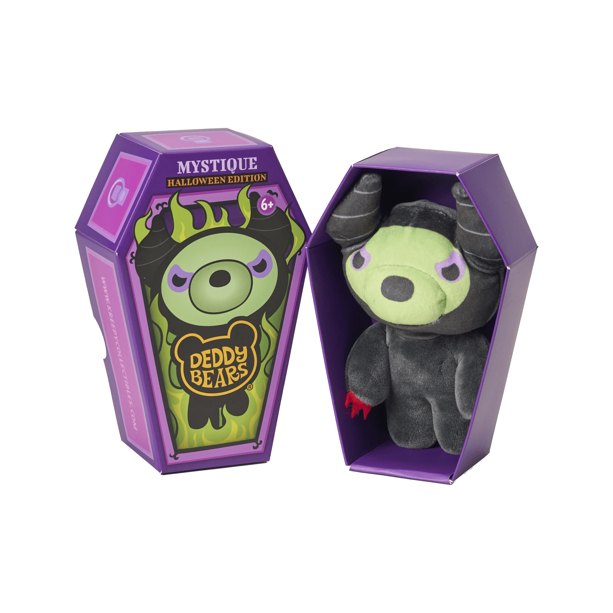 Mystique – Lil’ Coffin Dodgers 14cm Plush | Deddy Bears Halloween Witch Bear - Image 3