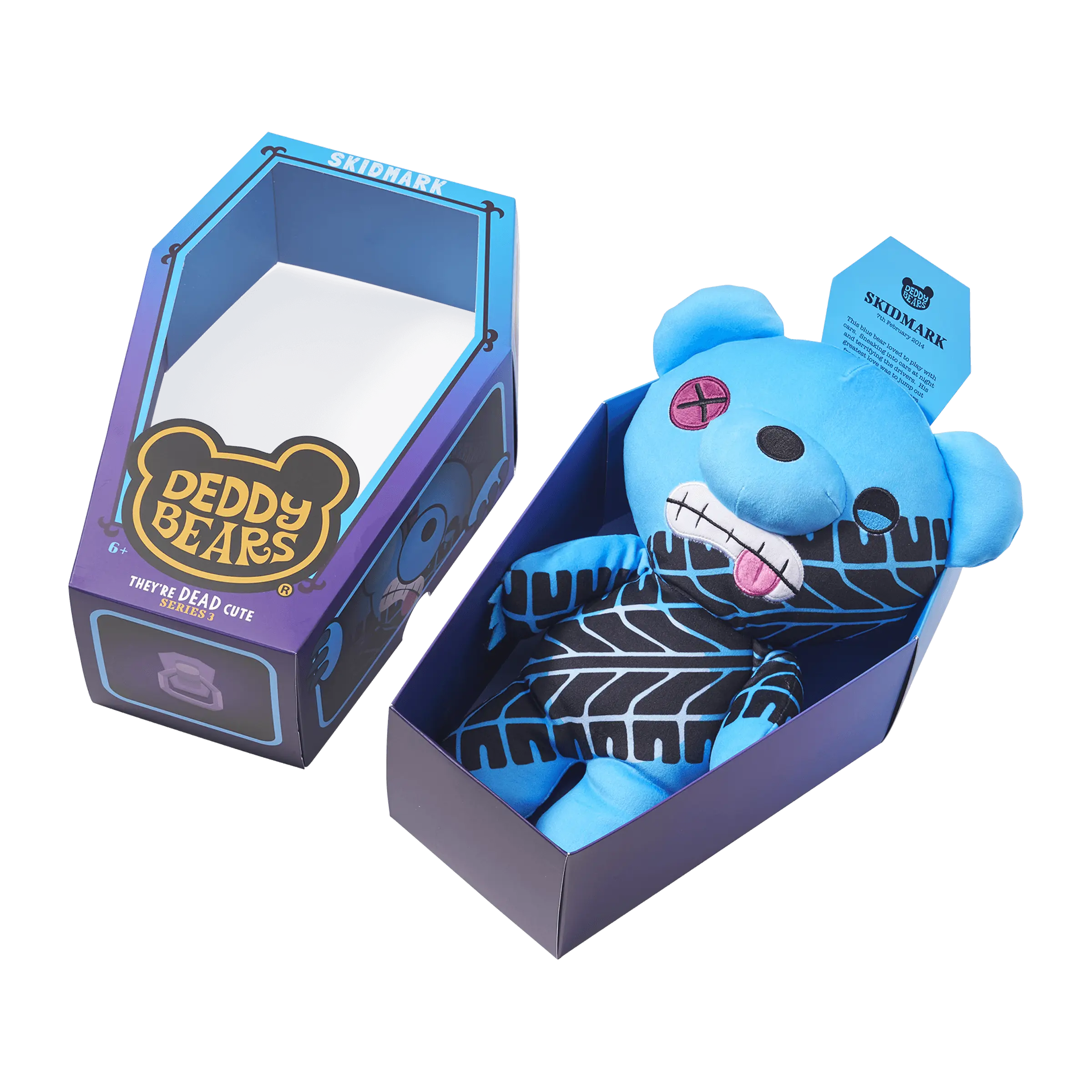 Skidmark – Large 30cm Plush In Coffin | Deddy Bears Series 3 - Image 3