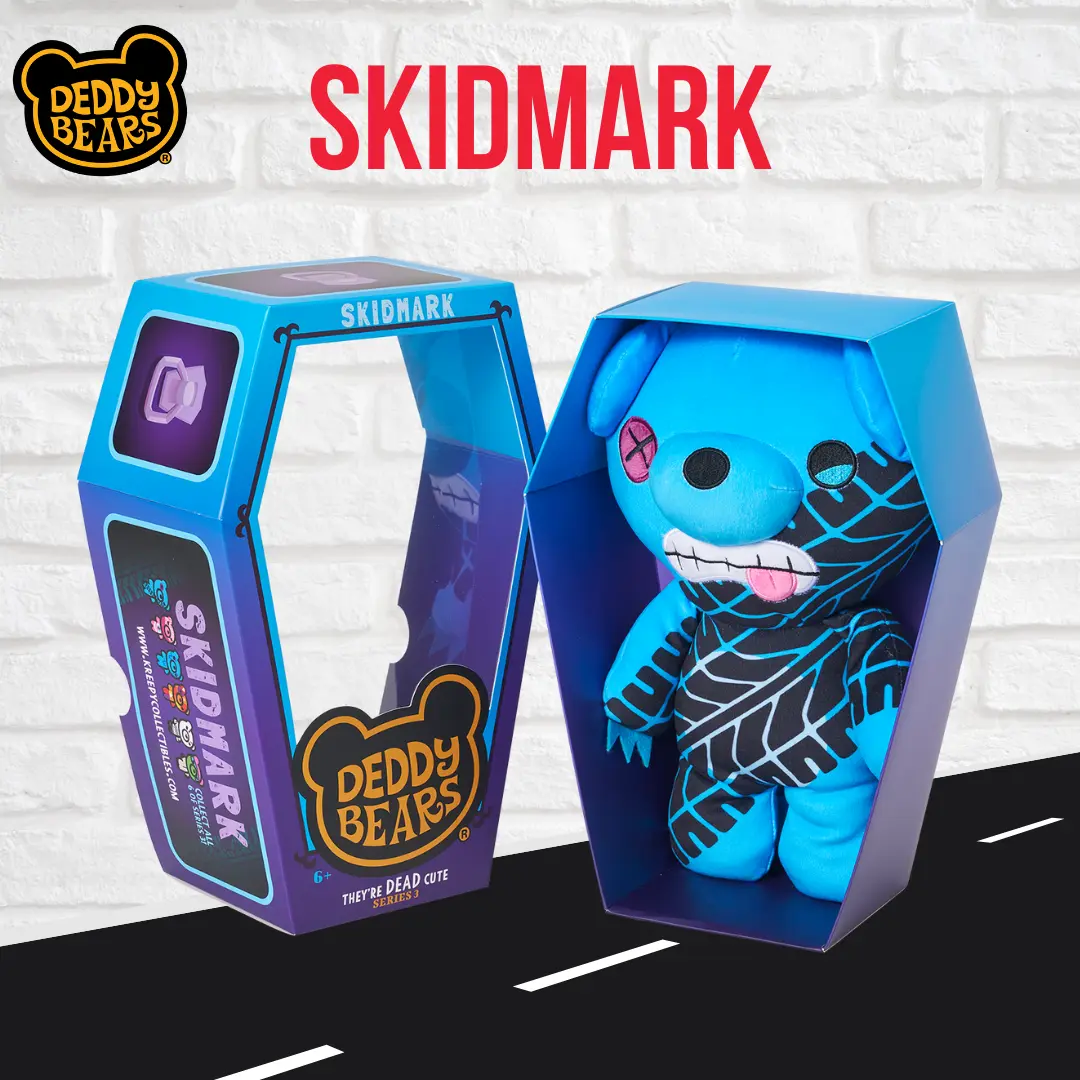 Skidmark – Large 30cm Plush In Coffin | Deddy Bears Series 3 - Image 4