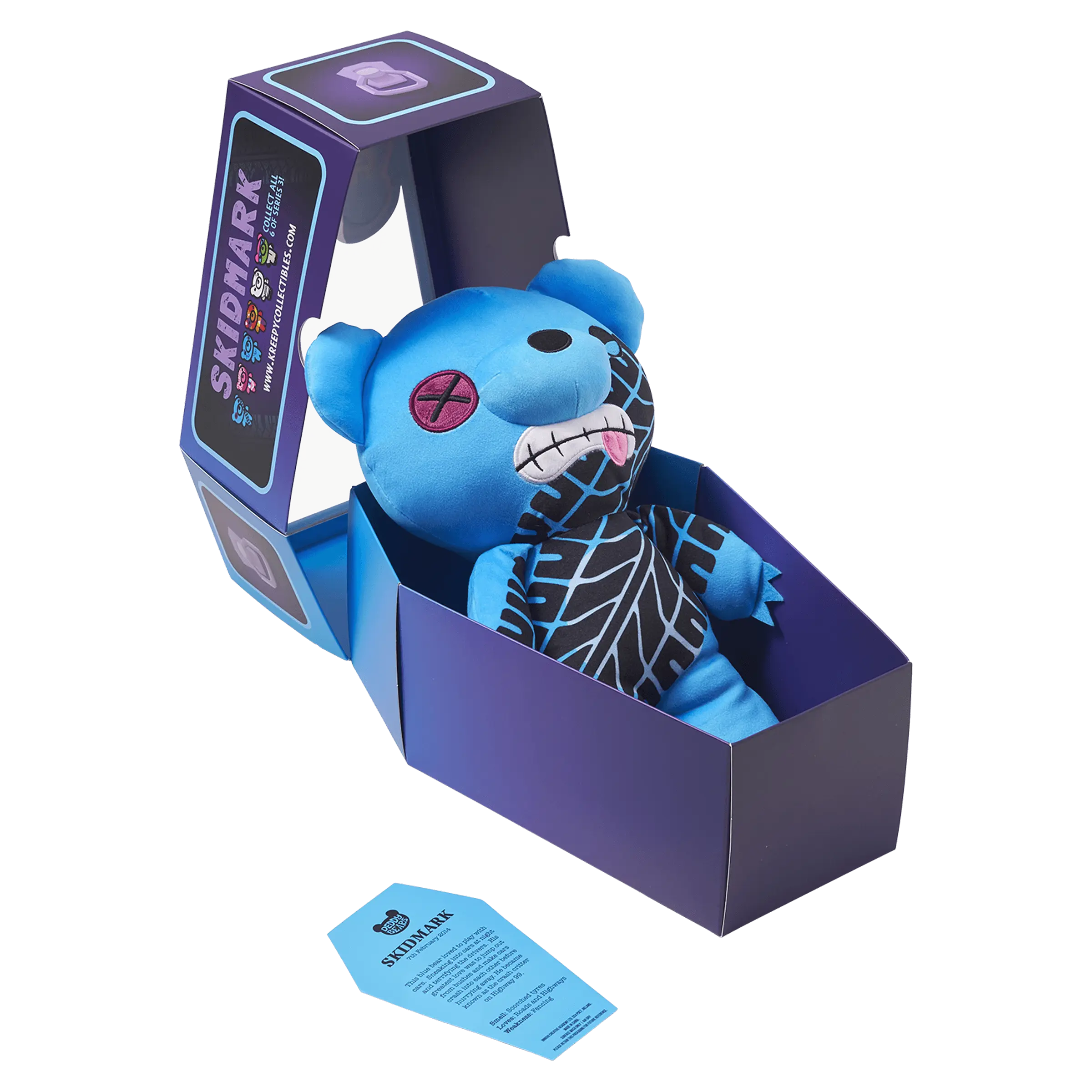 Skidmark – Large 30cm Plush In Coffin | Deddy Bears Series 3 - Image 5
