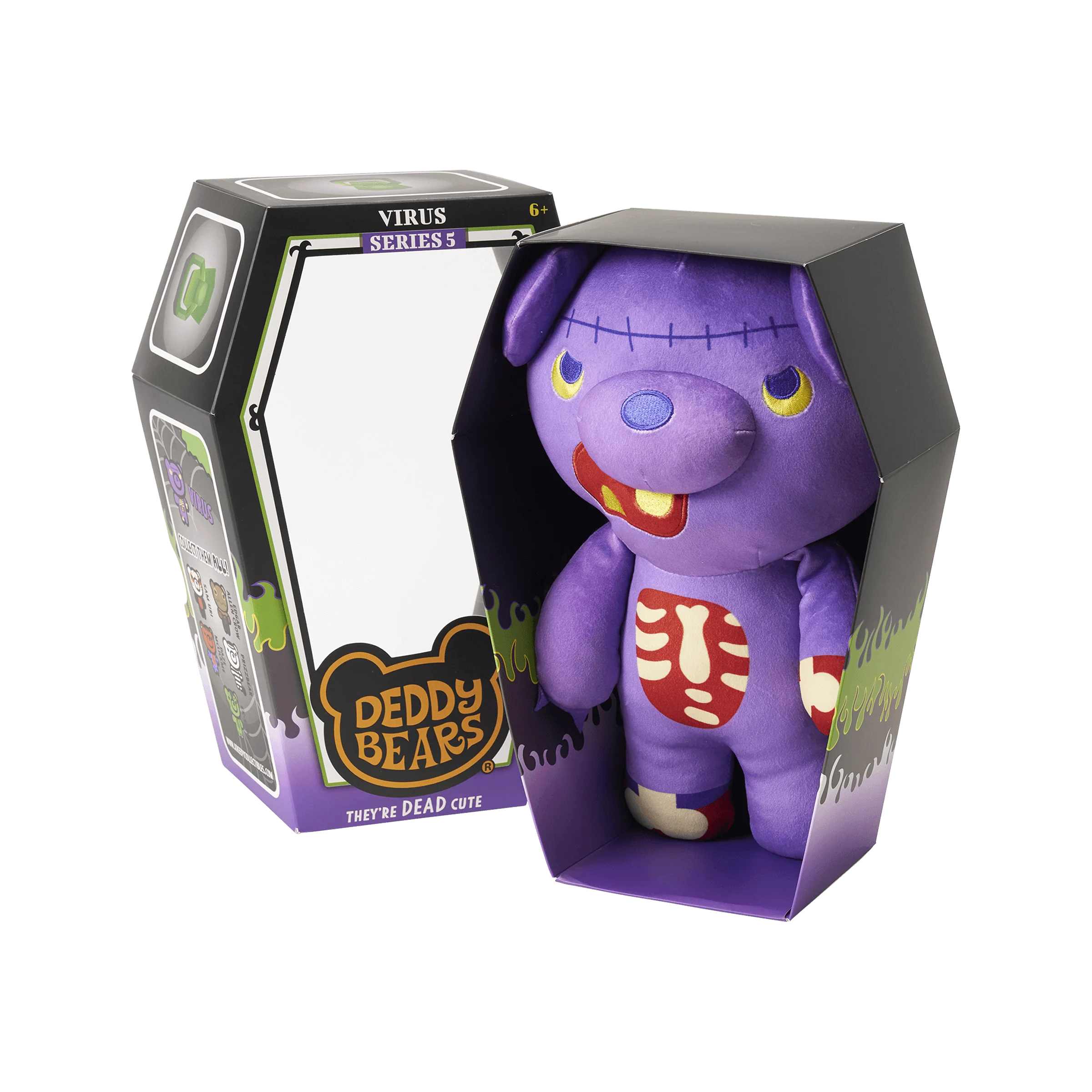 Virus - Large 30cm Plush In Coffin | Deddy Bears Series 5 - Image 4